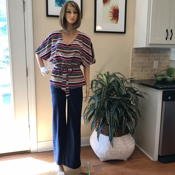 EUC Banana Republic Dolman Sleeve Blouse Sz XS - Picture 2 of 6